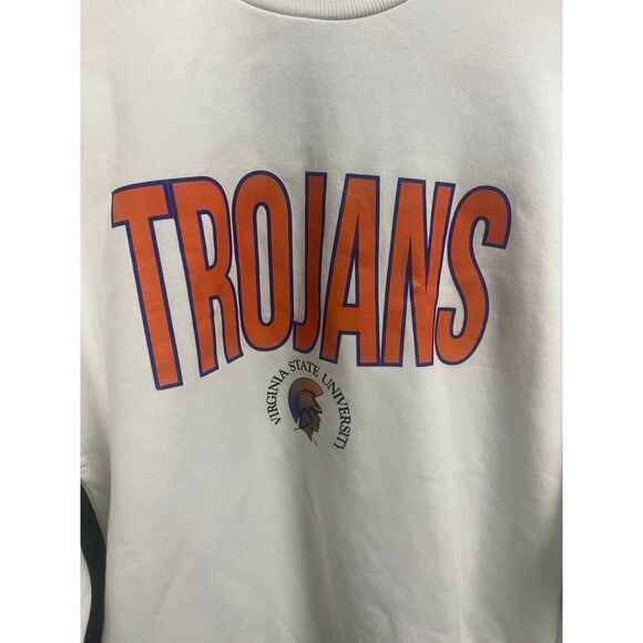 Virginia State University White Sweatshirt Sz Medium Unisex - Picture 4 of 6